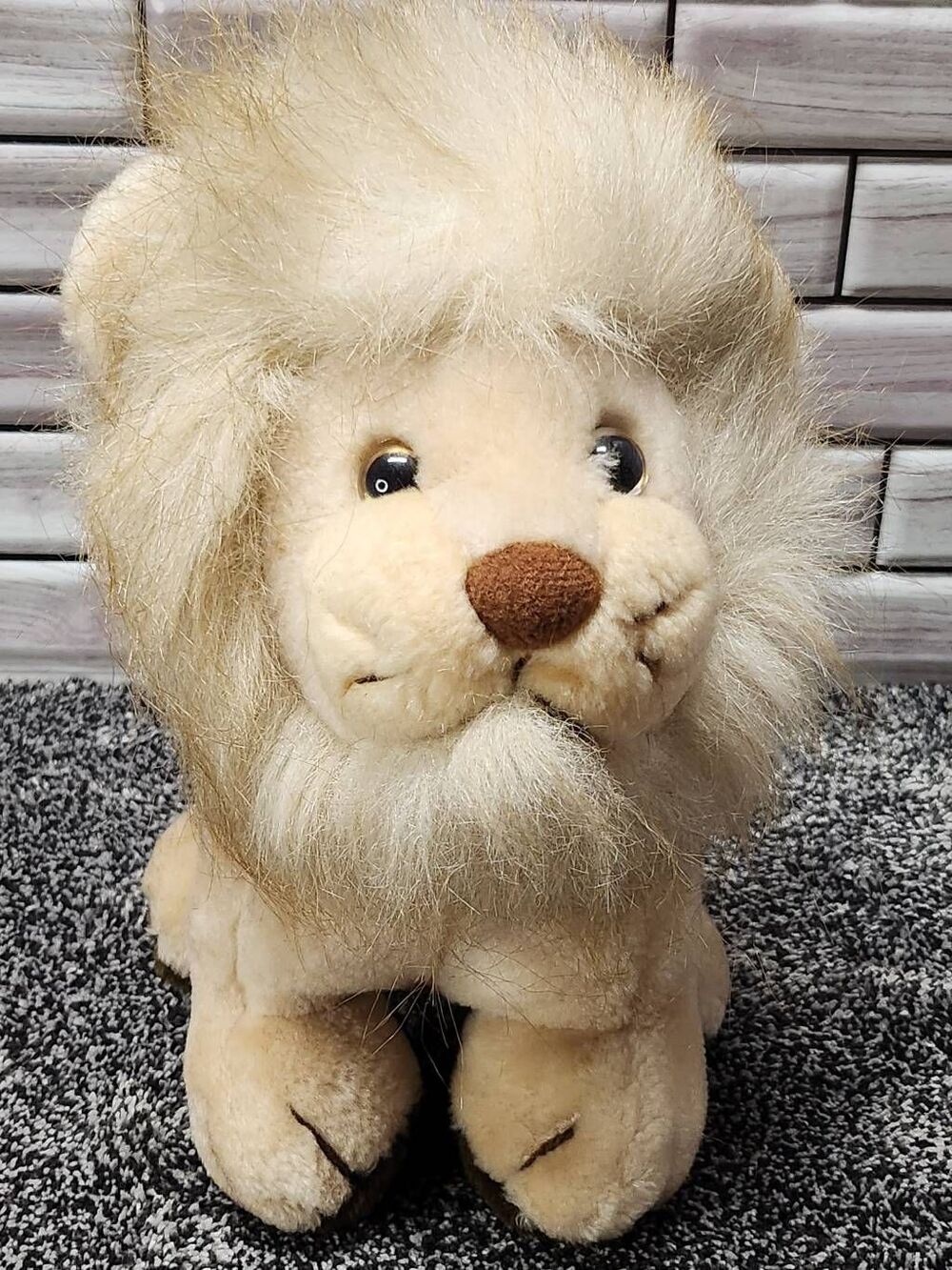 Vintage 1983 Joy Times Lion Plush Stuffed Animal #A83